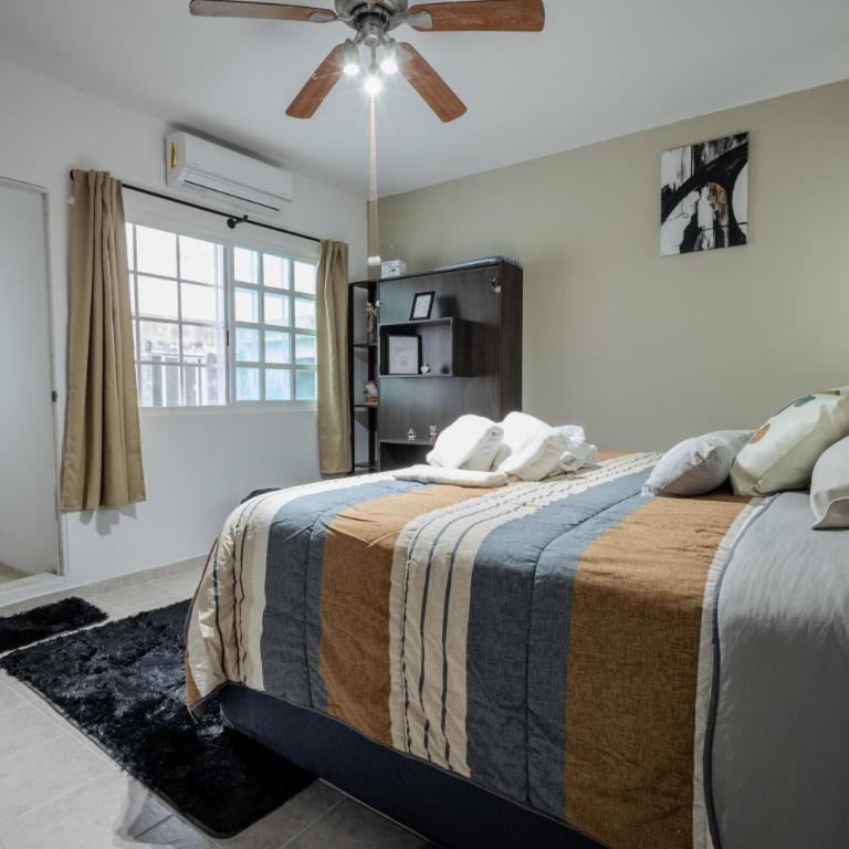 BnB rooms in downtown Cancun- Casa Sunshine Cancun - Double or Twin Room - 5