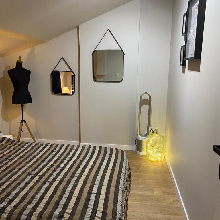 Loft 90m2 avec spa chauffé unique à Lyon - One-Bedroom House - 4
