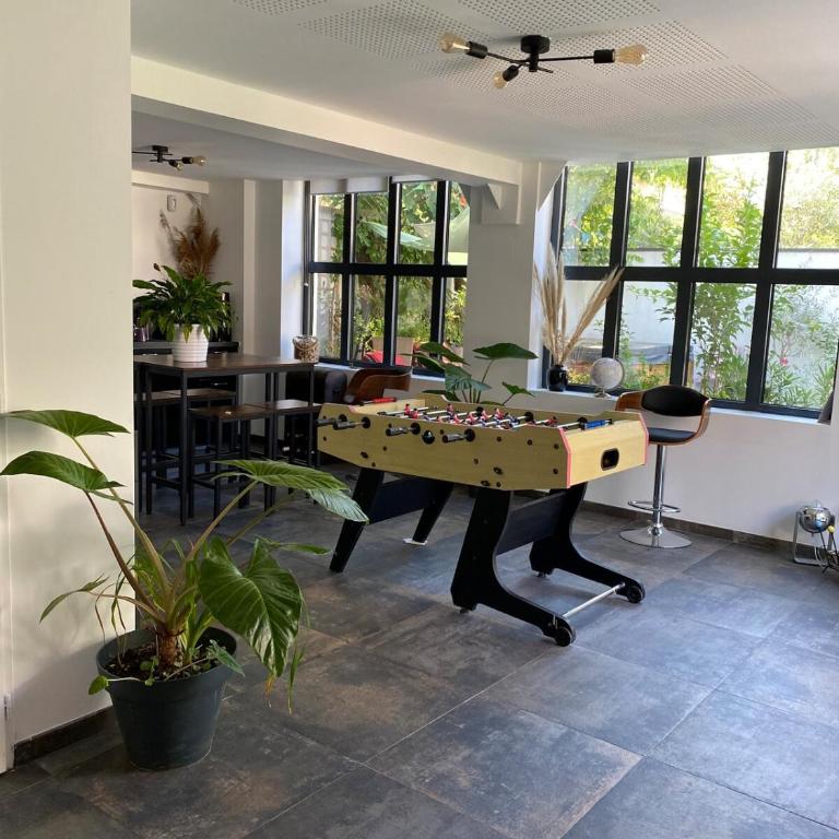 Loft 90m2 avec spa chauffé unique à Lyon - One-Bedroom House - 39