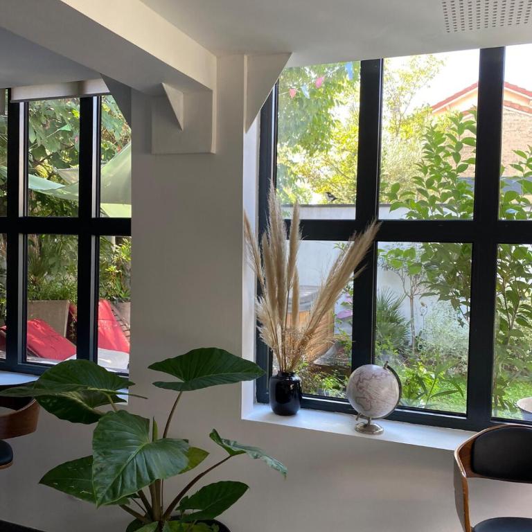 Loft 90m2 avec spa chauffé unique à Lyon - One-Bedroom House - 46