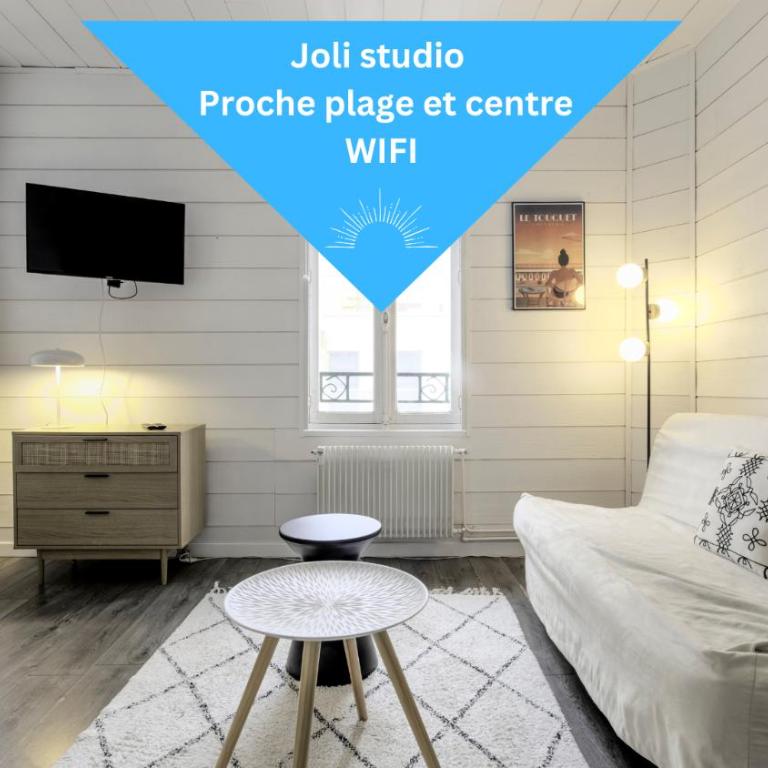 Joli studio plein centre proche plage avec Wi-fi - Appartement 1 Chambre - 1