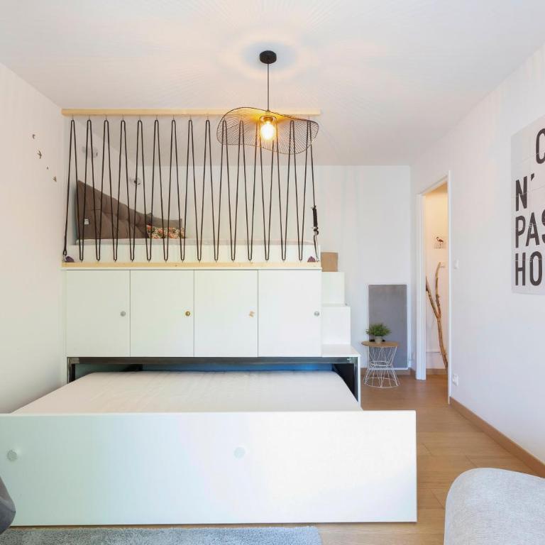 Chez Stéphanie De - Superbe studio design en centre ville avec piscine - Apartment mit 1 Schlafzimmer - 8