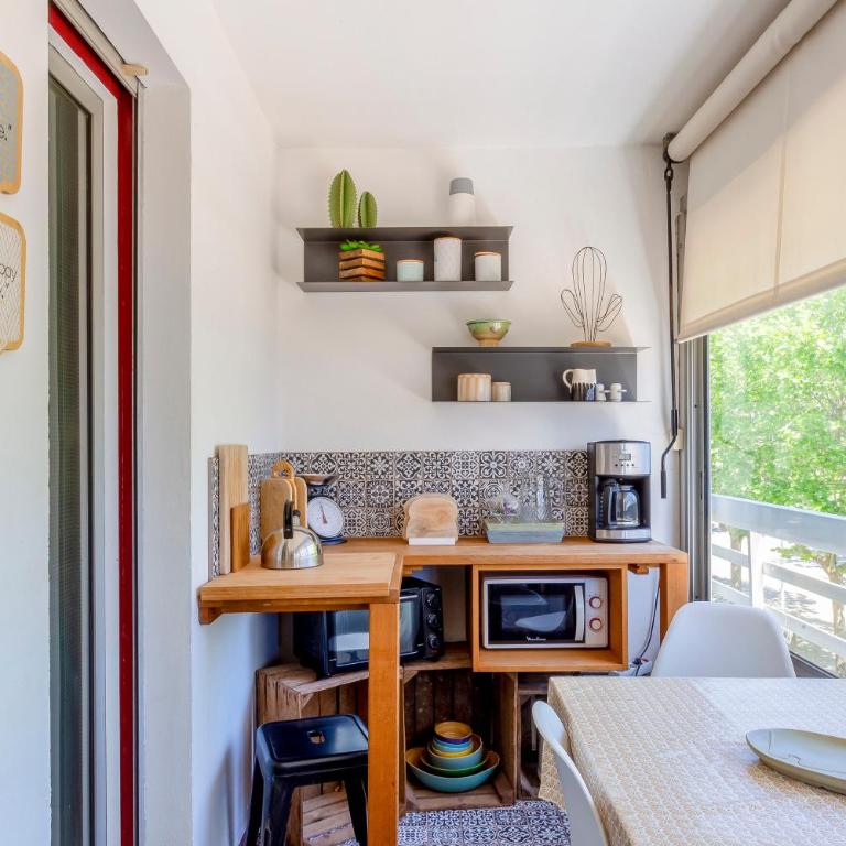 Chez Stéphanie De - Superbe studio design en centre ville avec piscine - Apartment mit 1 Schlafzimmer - 13
