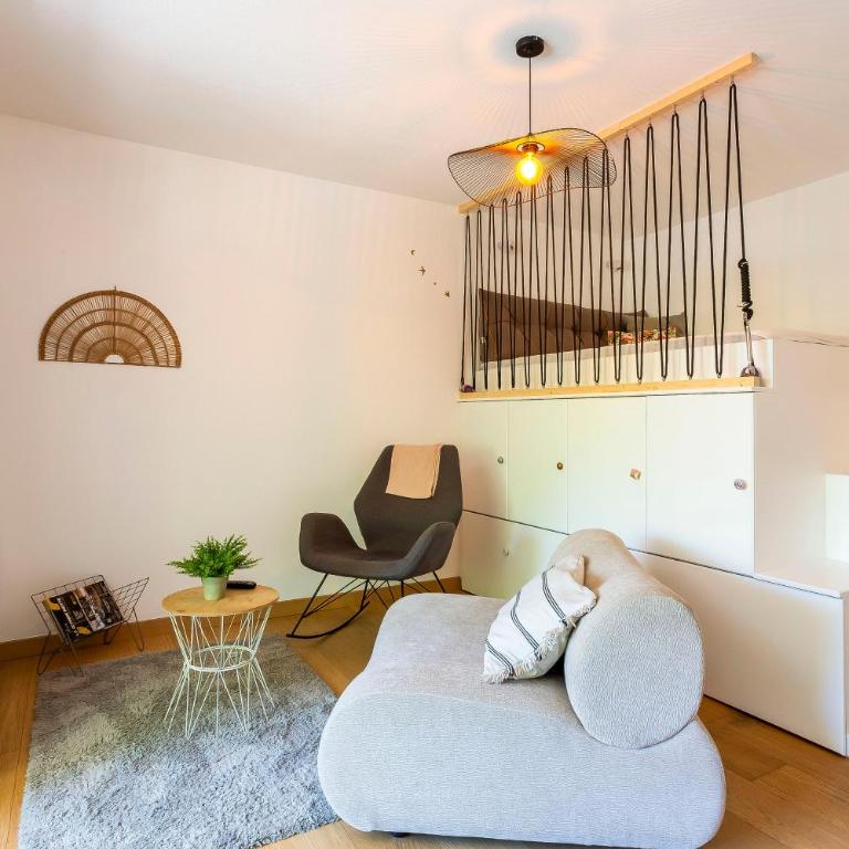 Chez Stéphanie De - Superbe studio design en centre ville avec piscine - Apartment mit 1 Schlafzimmer - 5