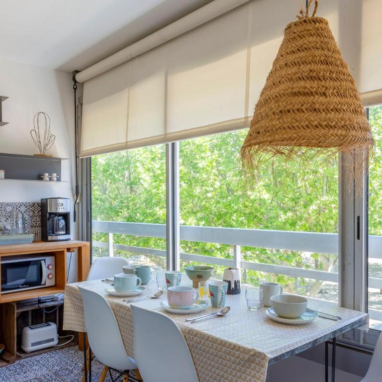 Chez Stéphanie De - Superbe studio design en centre ville avec piscine - Apartment mit 1 Schlafzimmer - 11