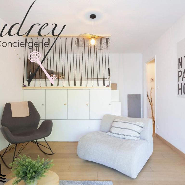 Chez Stéphanie De - Superbe studio design en centre ville avec piscine - Apartment mit 1 Schlafzimmer - 1
