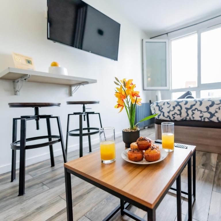 Charmant studio à Saint-Denis - accès direct Paris & Stade de France - Apartamento de 1 dormitorio - 1