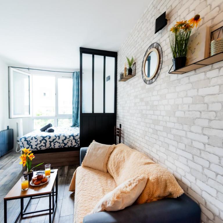 Charmant studio à Saint-Denis - accès direct Paris & Stade de France - Apartamento de 1 dormitorio - 5