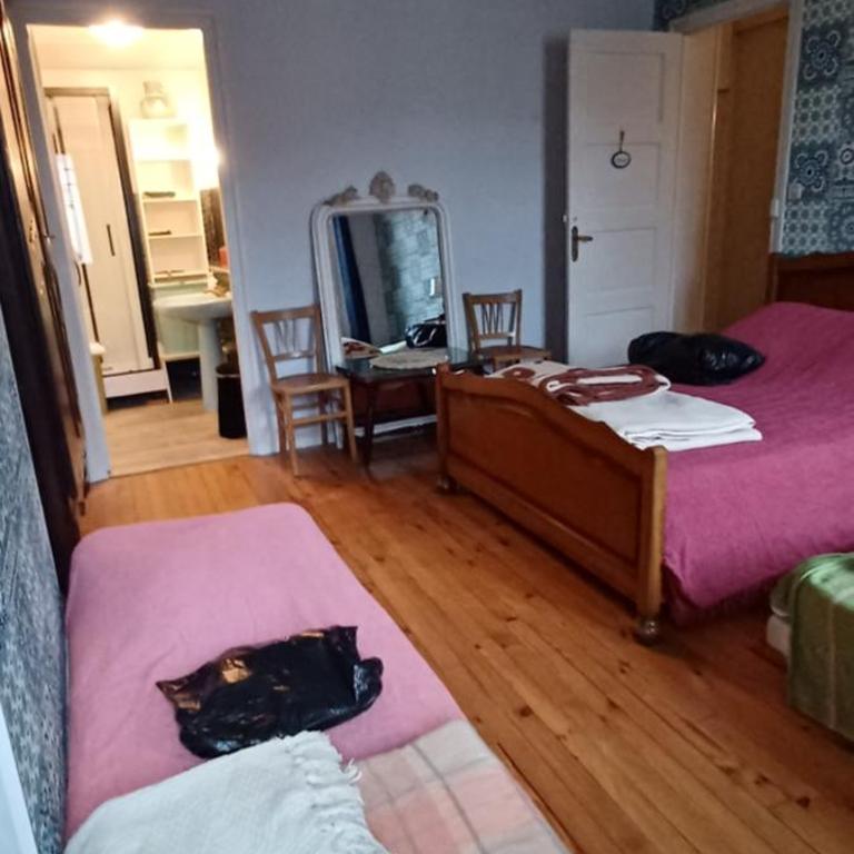 Chez Virginie - chambre du Bourg - Chambre Familiale avec Salle de Bains Privative - 1