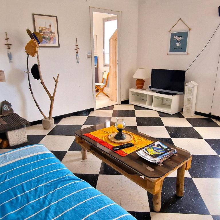 Charmant T3 pour 6 pers. avec parking à Banyuls-Sur-Mer - FR-1-309-518 - Apartamento de 2 dormitorios - 1