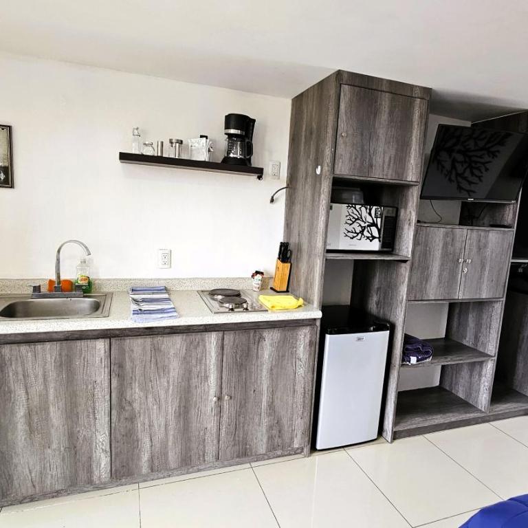 S04 SUITE KING Premium TEC CEM con Cocineta WiFi Balcón Parking Terraza - Apartamento de 1 dormitorio - 26