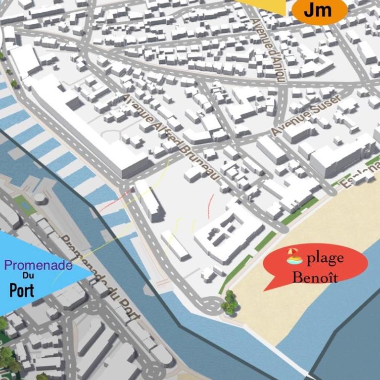 Appt, TERRASSE ,Vélo , Plages & port à proximité , idéalement bien Situé, Dernier étage - Appartement avec Terrasse - 7