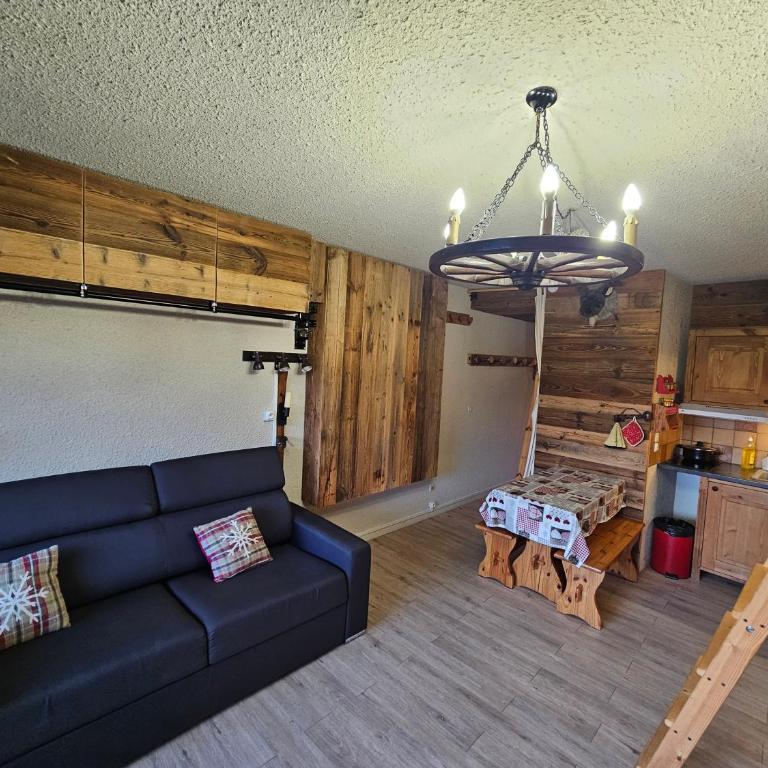 Studio cabine 4 pers Cosy esprit chalet Les glovettes - Appartamento con 1 Camera da Letto - 14