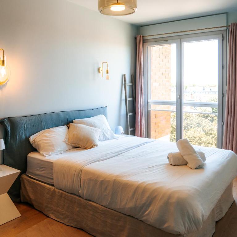 Ô Bellevue -T3 Standing - Centre ville - Climatisation - Appartement 2 Chambres - 35