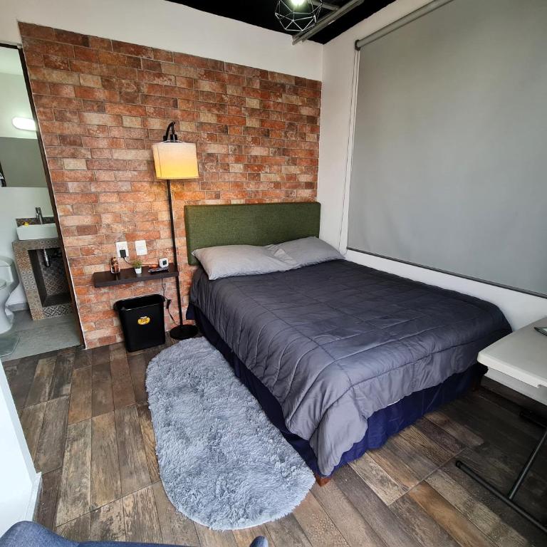 R02 Room at ITESM CEM Full Services, Shared-Kitchen, Smart TV, Parking, Balcony - Double or Twin Room with Private Bathroom - 3