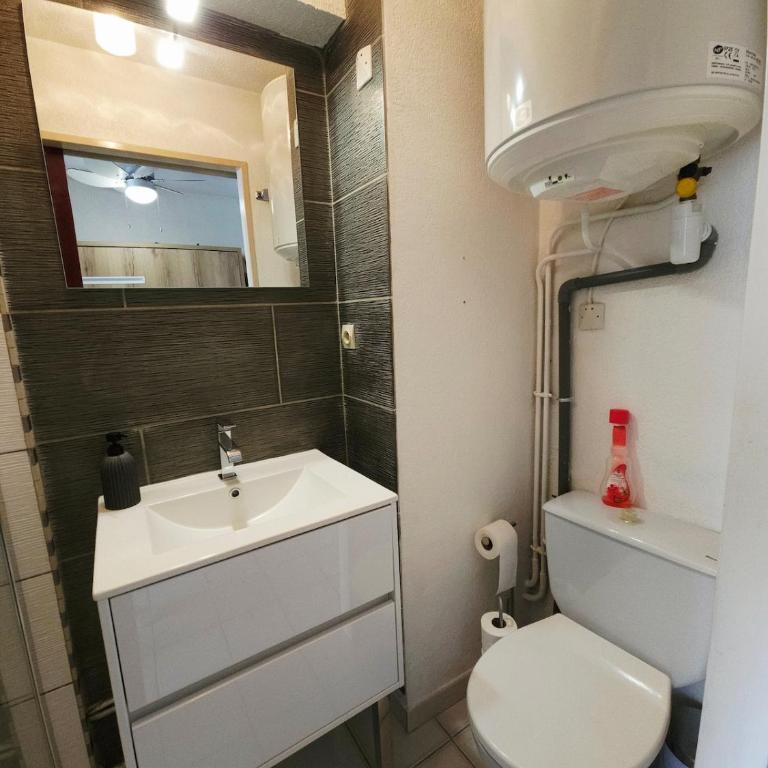 ARGELES PLAGE STUDIO PISCINE PARK PRIVATIF dans RES SECURISEE - Apartment mit 1 Schlafzimmer - 14