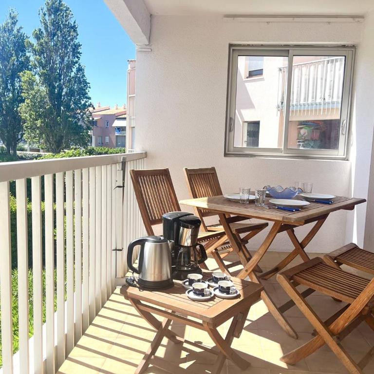 CAPAO Joli 2 pièces cabine piscine Richelieu Cap d'Agde - Appartement 2 Chambres avec Balcon - 1
