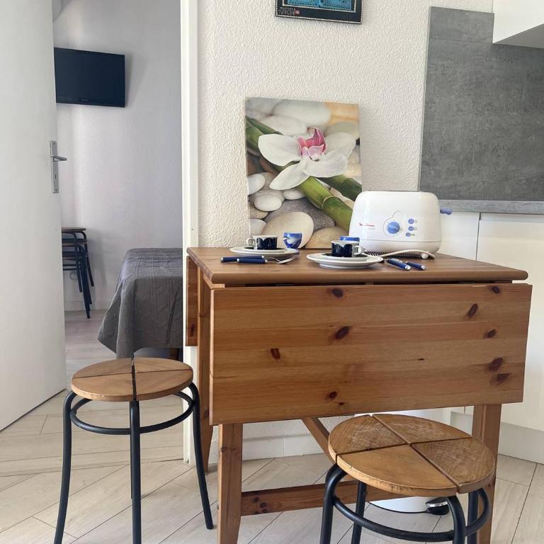 CAPAO Joli 2 pièces cabine piscine Richelieu Cap d'Agde - Appartement 2 Chambres avec Balcon - 12