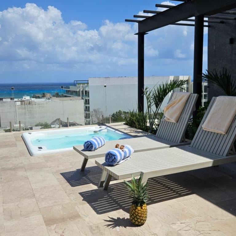 Luxury Condo en Menesse CocoBeach - One-Bedroom Apartment - 14