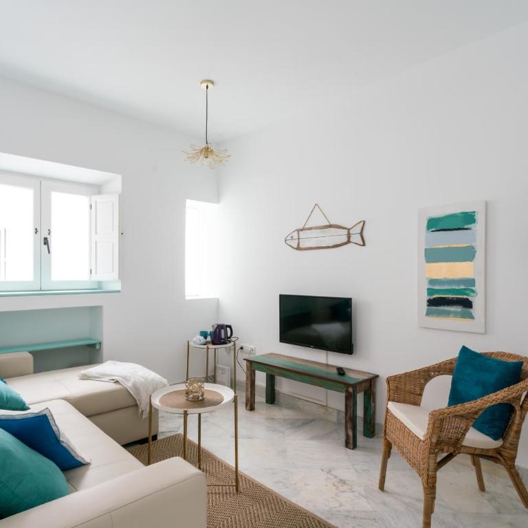 Ático con terraza junto a la playa de La Caleta - Apartamento de 1 dormitorio - 3