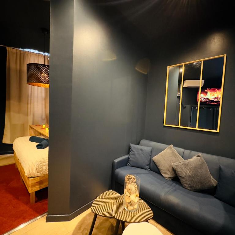 Mieuxqualhotel jacuzzi privatif La Parenthèse - Appartement 1 Chambre - 11