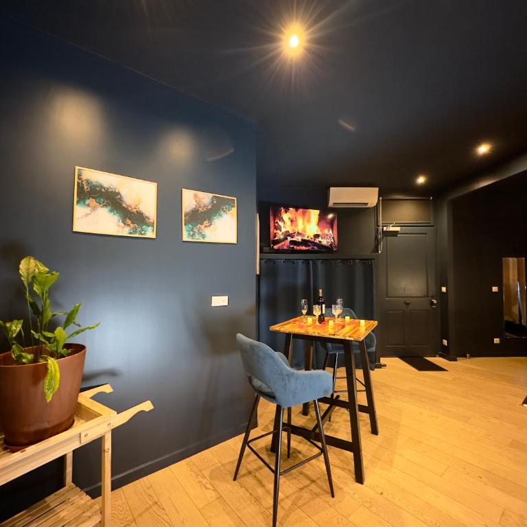 Mieuxqualhotel jacuzzi privatif La Parenthèse - Appartement 1 Chambre - 10