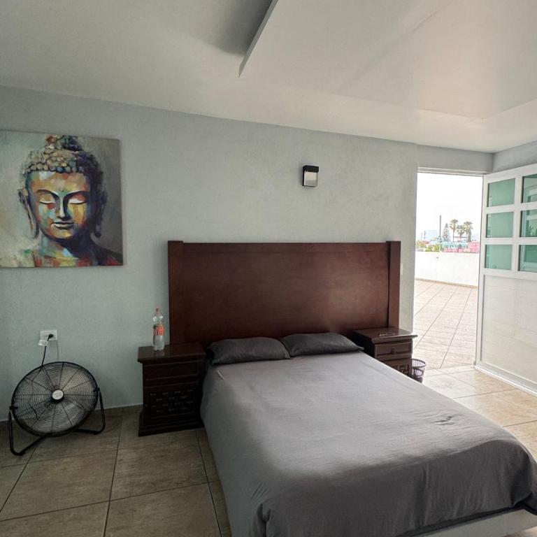 Cuarto a unos pasos de foro sol GNP y AICM - Double Room with Private Bathroom - 1
