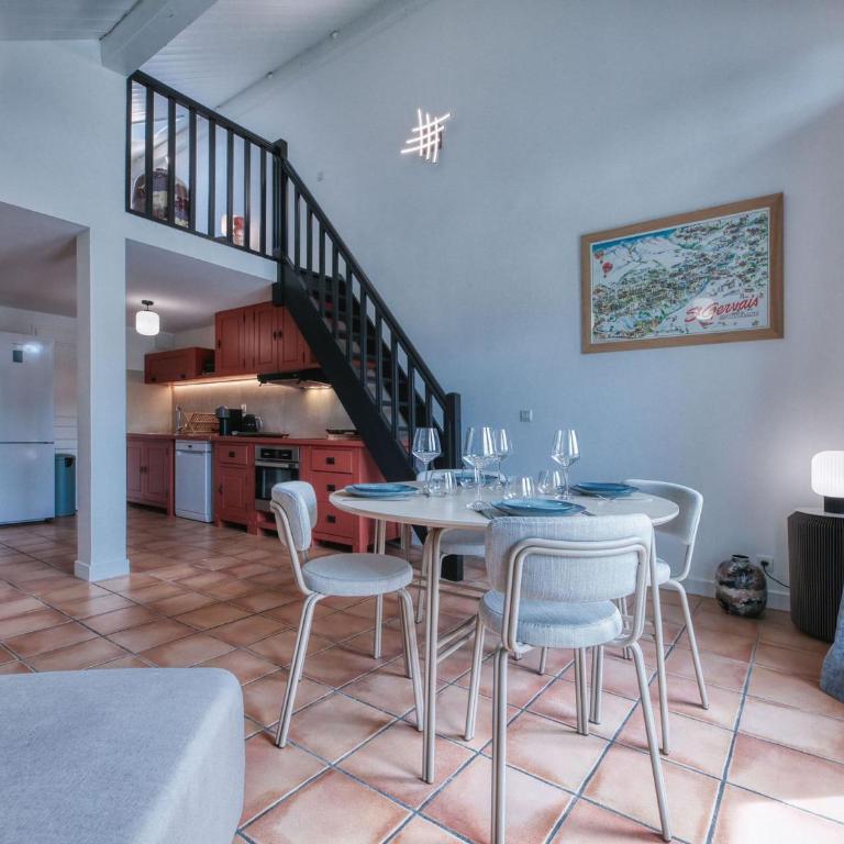 Duplex 83m², 3 chambres, 6 pers, centre Saint-Gervais, à 5 min de la télécabine, Wifi inclus - FR-1-663-31 - Apartment - 11