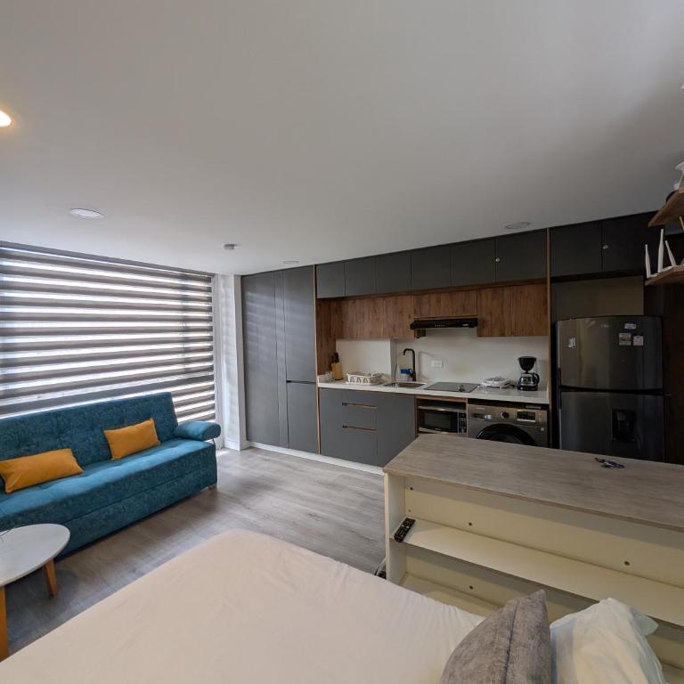 Acogedor loft en edificio inteligente SmartLiving Bogotá #02 - Apartamento Loft de 1 dormitorio - 5