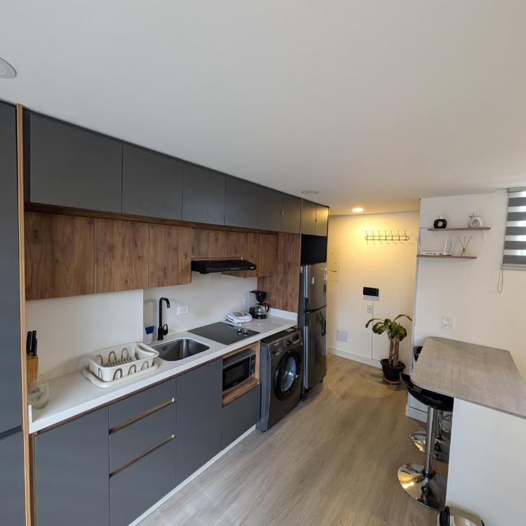 Acogedor loft en edificio inteligente SmartLiving Bogotá #02 - Apartamento Loft de 1 dormitorio - 9