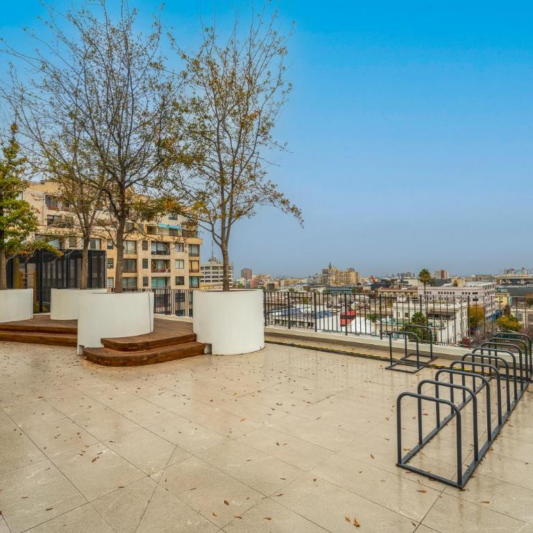 Corazón Stgo Estilo Puro AC Wifi 5 min metro moneda - One-Bedroom Apartment - 9