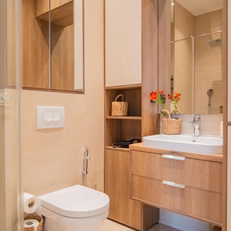 VIRA Bright and Airy 2BR Home with Terrace in Tivat - Two-Bedroom Apartment - 4