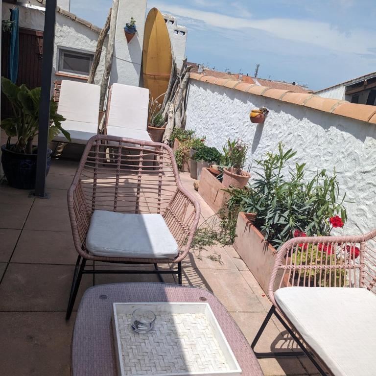 Appartement climatisé toit terrasse à la mer - Appartement 1 Chambre - 11