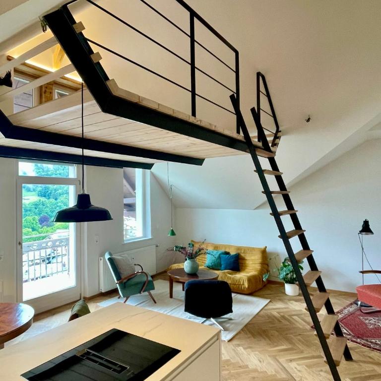 Loft über Berchtesgaden - Apartment mit 1 Schlafzimmer - 3
