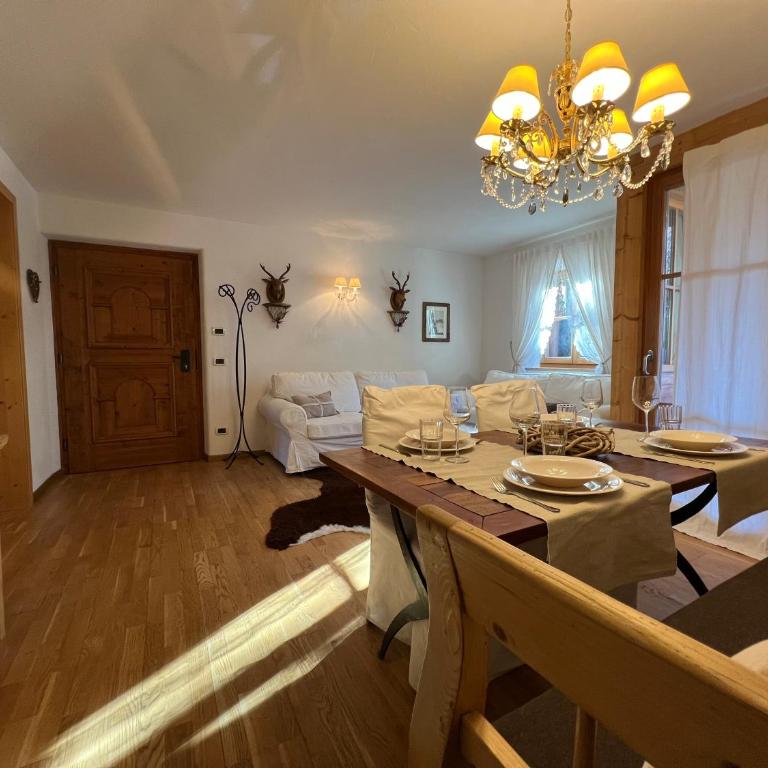 Lüch dl Mone y Chalets - Apartment mit 2 Schlafzimmern und Bergblick - 5