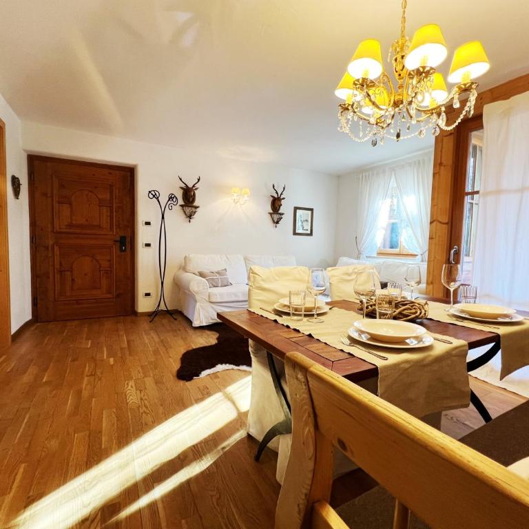Lüch dl Mone y Chalets - Apartment mit 2 Schlafzimmern und Bergblick - 2