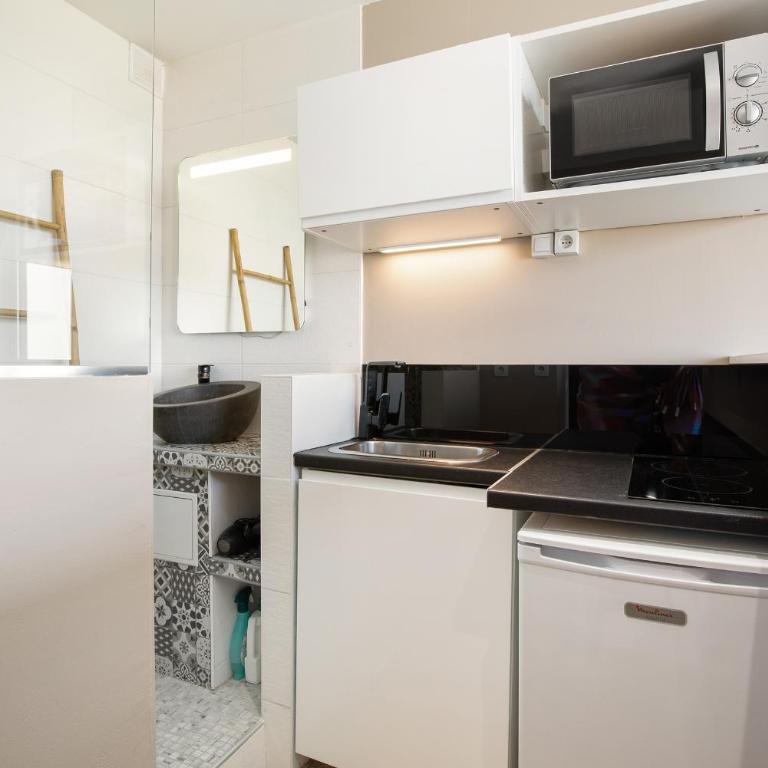 Village Naturiste - Hélio L vue mer - Apartment mit 1 Schlafzimmer - 17