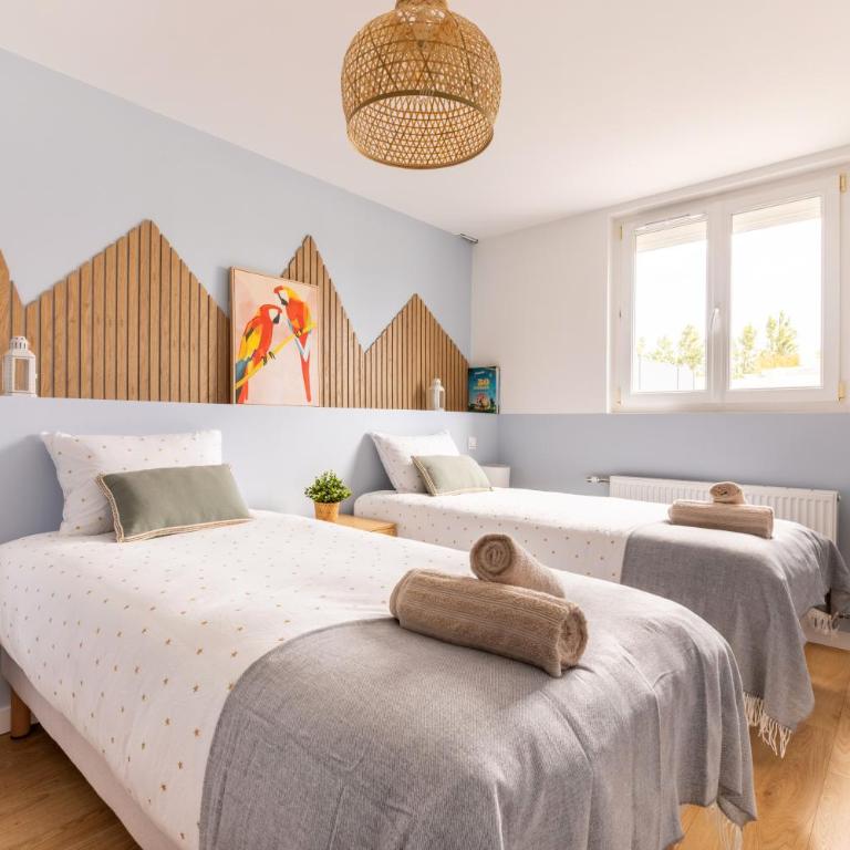 OPALYS - Maison Plain Pied - Jacuzzi - Pétanque - Jardin - Parking - 800 m de la plage - Casa con 2 Camere da Letto - 14