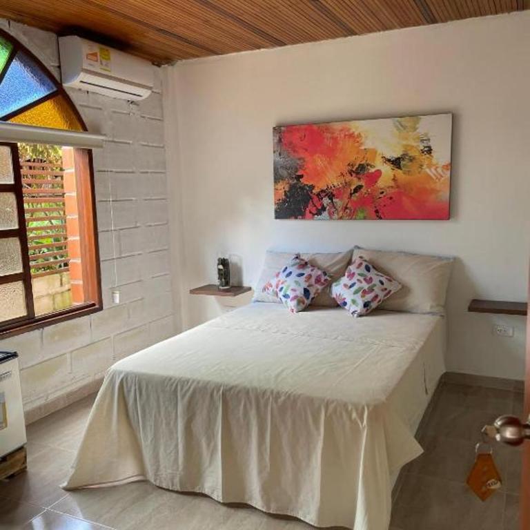 Casa hotel mateguadua - Habitación Doble - 2 camas - 3