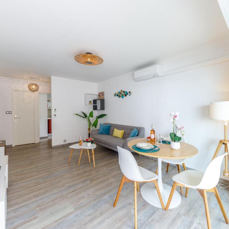 Appartement 1 chambre Vue Mer avec Terrasse, Plage à 1 min à pied - Appartement 1 Chambre - 24