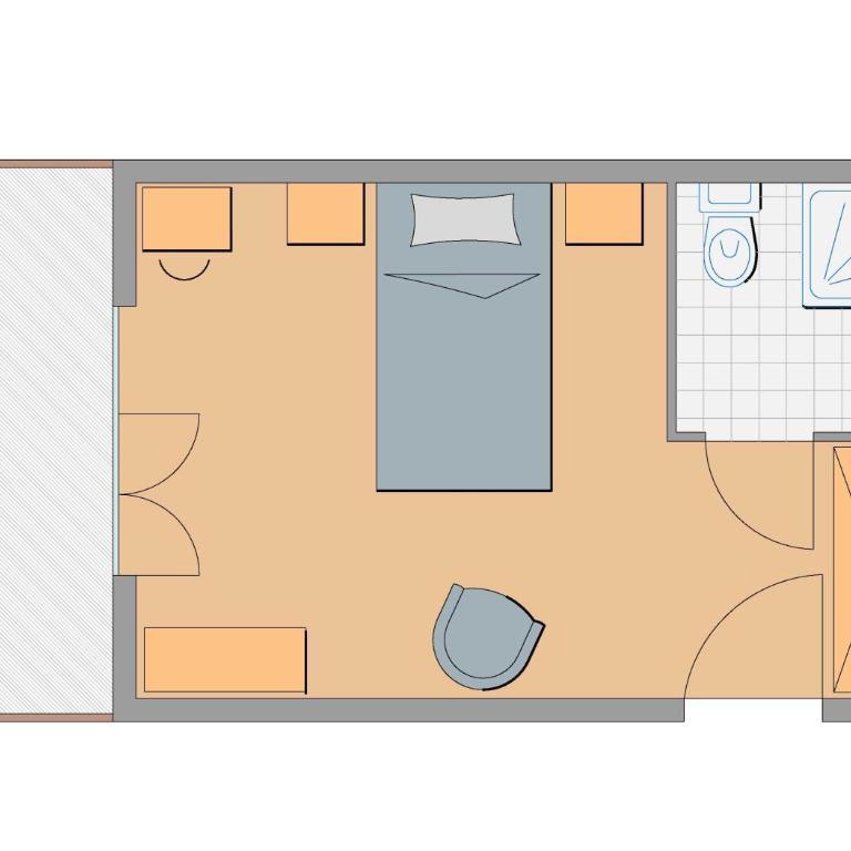Hotel Cabana - Standard Doppelzimmer Holunder - 8