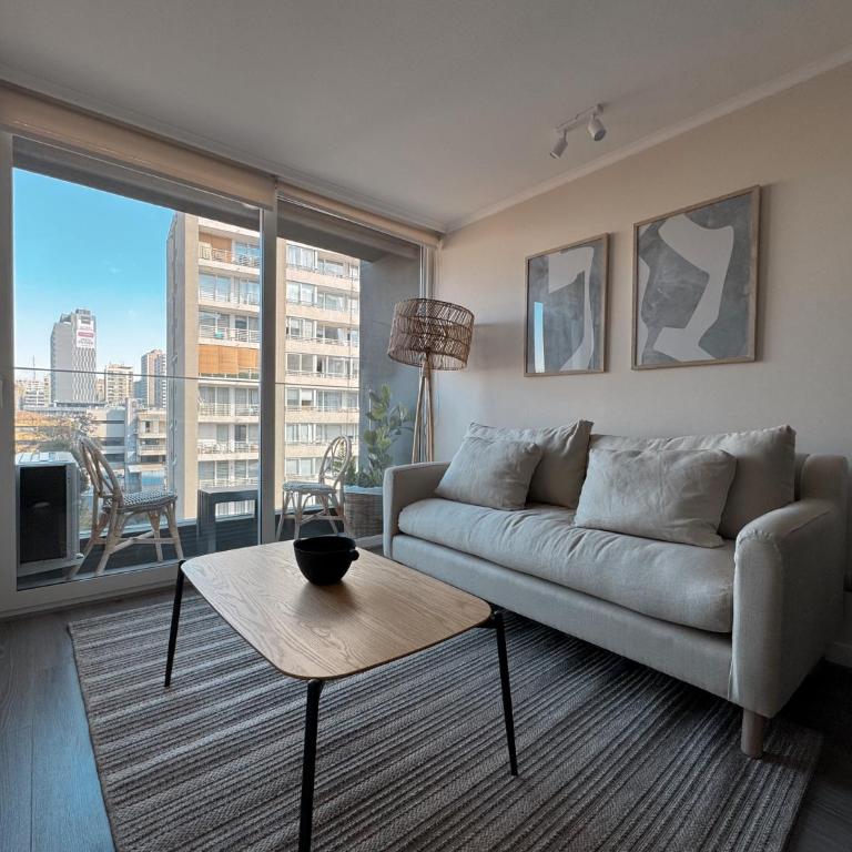 Moderno Apartamento Ñuñoa I Piscina I Metro - Apartamento de 1 dormitorio - 22