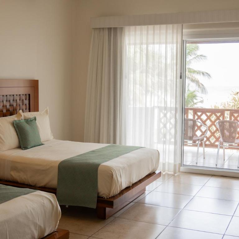 Hotel Blater - Habitación Doble con vistas al océano - 2 camas dobles - 3