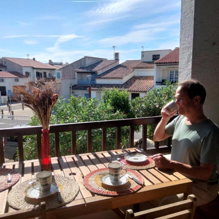 Grand appartement avec terrasse Plage à 6 min à pied Climatisation Saintes maries de la mer - Appartamento con 1 Camera da Letto - 47