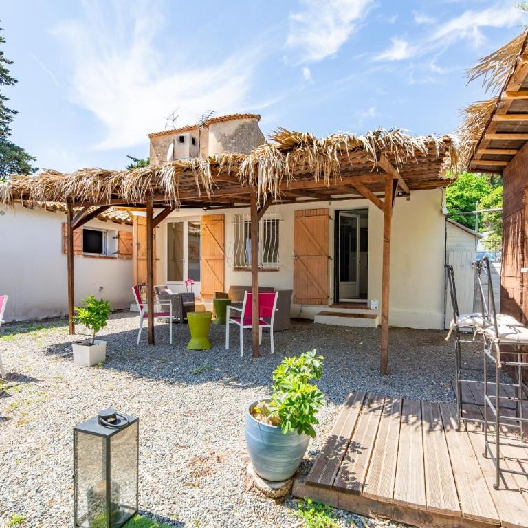 La Colombette - climatisée avec piscine - Two-Bedroom Apartment - 1