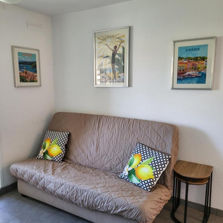 Appartement Résidence Le Miroir de la Mer - Vue Mer De 20m2 à Saint Aygulf - Appartement 1 Chambre - 15
