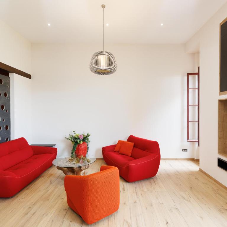 Le RETRO RARE-Superbe appt Suquet, jardin,6p,200m Croisette - Appartement 2 Chambres - 9