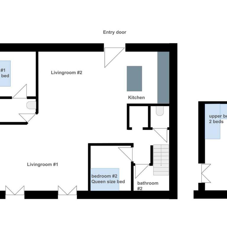 Appartement parisien en bas de Montmatre - Three-Bedroom Apartment - 6