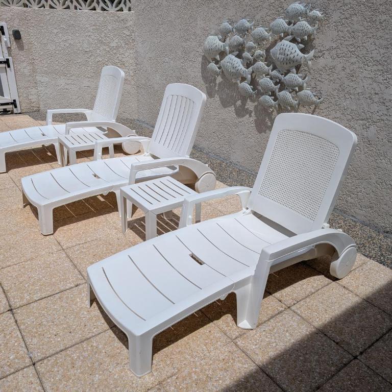 Maison de vacances climatisée 600m de la mer Cour privative et parking - Maison 3 Chambres - 15