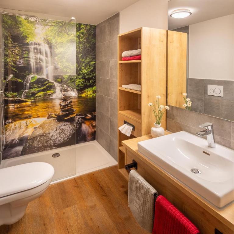 Landhaus Bachtelmühle - Apartment mit 2 Schlafzimmern und Dusche - 14